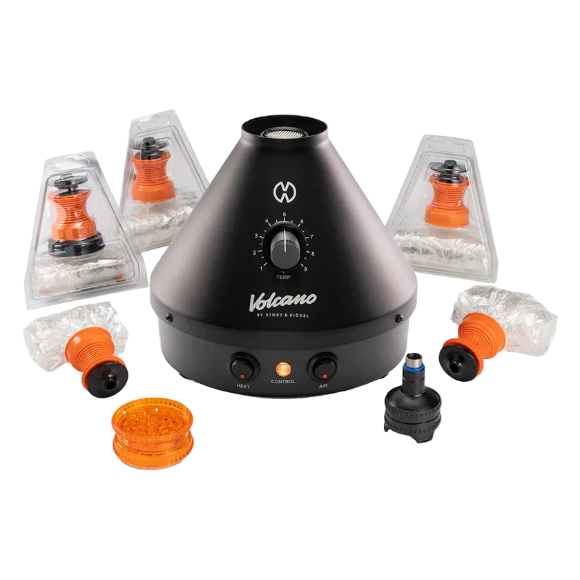 Storz & Bickel Volcano Classic Vaporizer – Onyx Black, Silver & Black